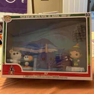 Deluxe Pop Moment Polar Bear Cub/Arctic Puffin/Mr. Narwhal/Buddy Elf